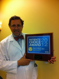 Dr. Pabon For Tampa IVF Patients. Patients' Choice Award